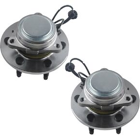 RWD Front Wheel Hub & Bearing Assembly 515097 fits for Cadillac Escalade (ESV) 2007-2014, for Chevy Tahoe/Silverado1500/Avalanche, for GMC Sierra 1500/Yukon/XL 1500, 6 Lug w/ABS