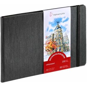 Watercolour Book 200g/m², Watercolor Notebook, A6, Landscape, 30 fls