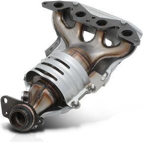 M-AUTO Catalytic Converter Compatible with 2001 2002 2003 2004 2005 Honda Civic, Fits CX, DX, HX, LX, VX Models with 1.7L Direct-Fit (EPA Compliant)