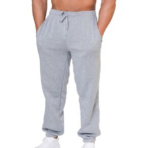 UNIQUE STYLES ASFOOR سروال صالة رجالي، بنطلون رياضي فضفاض للرجال مع جيوب بنطلون رياضي أزرق وأسود وسراويل رياضية رمادية