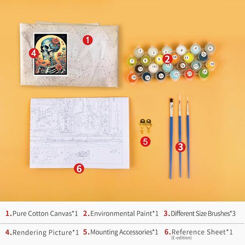 Rebotipy Eagle Paint by Numbers DIY Bald Eagle Paint by Numbers Kits Phoenix Bird Paint by Numbers Gifts for Man and Lady Challenging Painting Artwork Kits for Living Room Office Decor 16x20 in in Saudi Arabia