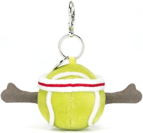 Jellycat Amuseables Tennis Ball Bag Charm, 2.5 inches | Sports Plush Keychain | Gift for Sports Fans in Kuwait