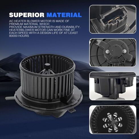 HVAC منفاخ موتور تجميع سخان منفاخ استبدال المحرك لـ 2005-2014 Volkswagen Jetta، 2006-2010 Volkswagen Passat، 2006-2009 Volkswagen Rabbit، 2009-2016 Volkswagen Tiguan استبدال # 700182 in Saudi Arabia