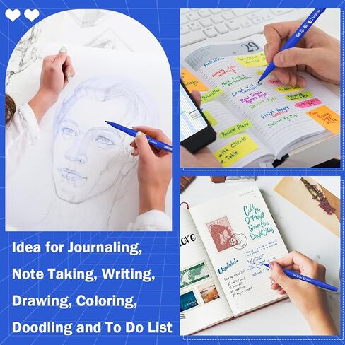 50 Pcs Felt Tip Pens Bulk Medium Point 0.7mm Marker Pen Fine Point Felt Fineliner Planner Marker for Journaling, Note Taking, Planner (Green) in Kuwait