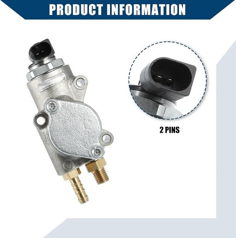 No.03H127025R High Pressure Fuel Pump for Porsche for VW Passat/Inner/Durable Metal / 1 Pcs Silver Tone in Saudi Arabia