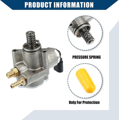 No.03H127025R High Pressure Fuel Pump for Porsche for VW Passat/Inner/Durable Metal / 1 Pcs Silver Tone in Saudi Arabia