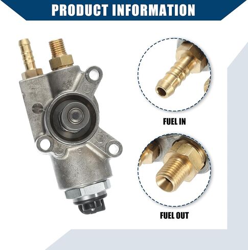 No.03H127025R High Pressure Fuel Pump for Porsche for VW Passat/Inner/Durable Metal / 1 Pcs Silver Tone in Saudi Arabia