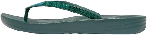 شبشب FitFlop النسائي Iqushion Ombre Sparkle Flip-Flops أزرق مخضر عميق/أزرق نعناعي 10 in Saudi Arabia