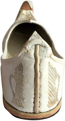 Indian Men Shoes Handmade Aladdin Khussa Leather Juti Flipflops Slipper in Saudi Arabia
