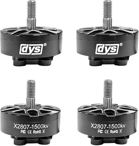DYS 4 قطع X2807 1300KV 1500KV 1700KV محرك بدون فرشاة 6S لـ 7 بوصة طويلة المدى FPV Racing Drone Freestyle FPV Drone Quadcopter Motor (X2807 1300KV 4PCS) in Kuwait