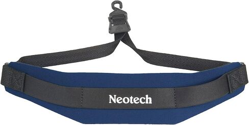 Neotech Saxophone Strap - Regular - Open Hook Neck Strap for Saxophone, Clarinets, English Horns & More - Comfortable Neoprene Instrument Neck Strap - Black in Kuwait