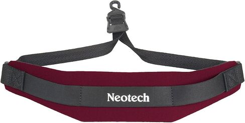Neotech Saxophone Strap - Regular - Open Hook Neck Strap for Saxophone, Clarinets, English Horns & More - Comfortable Neoprene Instrument Neck Strap - Black in Kuwait