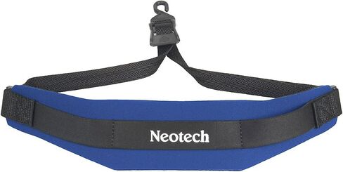 Neotech Saxophone Strap - Regular - Open Hook Neck Strap for Saxophone, Clarinets, English Horns & More - Comfortable Neoprene Instrument Neck Strap - Black in Kuwait
