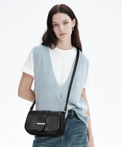 Trendy Purse for Women Small Vegan Leather Shoulder Bag Mini Ladies Clutch Handbag in Saudi Arabia
