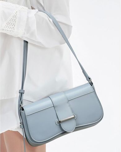 Trendy Purse for Women Small Vegan Leather Shoulder Bag Mini Ladies Clutch Handbag in Saudi Arabia