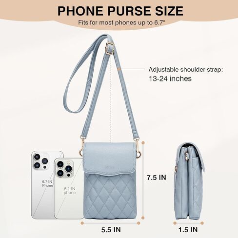 Marvolia Small Crossbody Bags for Women - Vegan Leather Crossbody Phone Purse Mini Cell Phone Bag for Traveling in Saudi Arabia