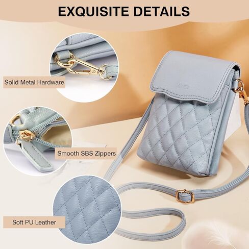 Marvolia Small Crossbody Bags for Women - Vegan Leather Crossbody Phone Purse Mini Cell Phone Bag for Traveling in Saudi Arabia