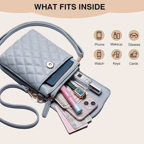 Marvolia Small Crossbody Bags for Women - Vegan Leather Crossbody Phone Purse Mini Cell Phone Bag for Traveling in Saudi Arabia