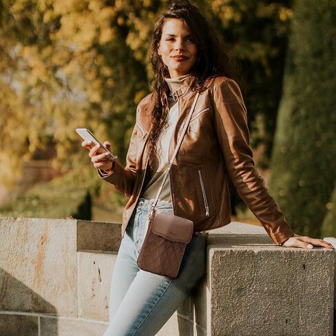 Marvolia Small Crossbody Bags for Women - Vegan Leather Crossbody Phone Purse Mini Cell Phone Bag for Traveling in Saudi Arabia