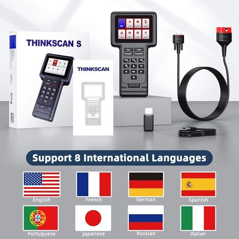 أداة المسح التشخيصي ThinkScan Obd2 متوافقة مع GM، قارئ رمز السيارة SAS ETS EPB خدمة إعادة ضبط ضوء الزيت لمركبات GM بعد عام 1996 (لبويك/شيفروليه/كاديلاك/جي إم سي)، تحديث مجاني مدى الحياة in Kuwait