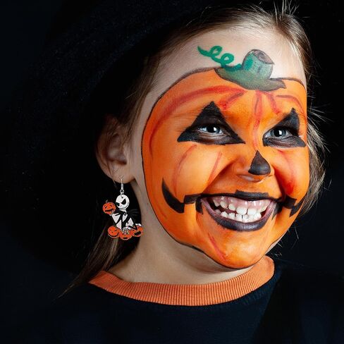 Ghost Earrings for Women, Wooden Boo Basket Stuffers with Cowboy Ghost Hat Matching Cowgirl Halloween Costume, Halloween Pink Spooky Jewelry for Her as Western Hallowen Christmas Gifts in Kuwait