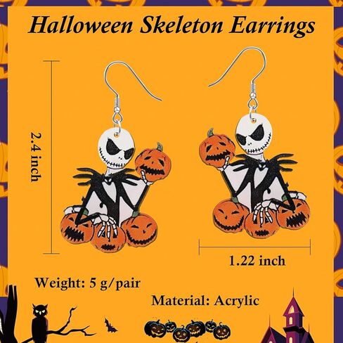 Ghost Earrings for Women, Wooden Boo Basket Stuffers with Cowboy Ghost Hat Matching Cowgirl Halloween Costume, Halloween Pink Spooky Jewelry for Her as Western Hallowen Christmas Gifts in Kuwait