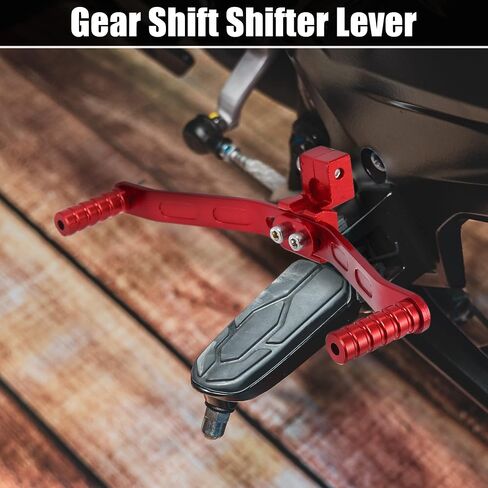 Motoforti 11mm Universal Adjustable Motorcycle Dual Way Gear Shift Lever Footrest Pedal Shifter Adapt Refit Accessories 50cc-160cc CNC Aluminum Alloy Blue in Saudi Arabia