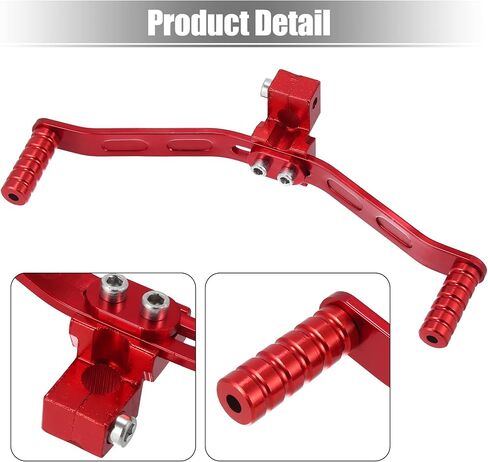 Motoforti 11mm Universal Adjustable Motorcycle Dual Way Gear Shift Lever Footrest Pedal Shifter Adapt Refit Accessories 50cc-160cc CNC Aluminum Alloy Blue in Saudi Arabia