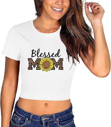 12Pcs Inked Mama Iron On Decals for Clothing Blessed Mama Iron On Patches Sunflower Washable DIY Heat Transfer Stickers for T-Shirt Jean in Kuwait