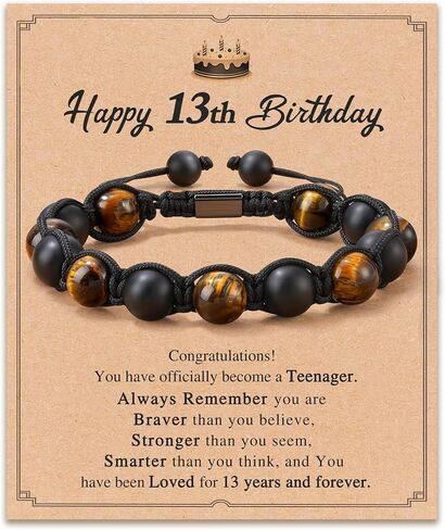 13th 16th 18th Birthday Gifts for Teen, Double Protection Bracelets with Quote Card in Saudi Arabia