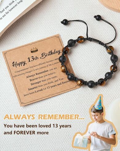 13th 16th 18th Birthday Gifts for Teen, Double Protection Bracelets with Quote Card in Saudi Arabia