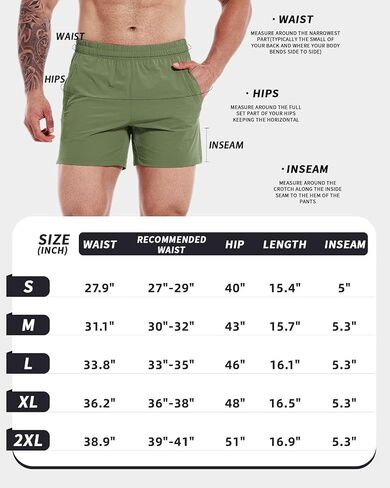 2 Pack Mens Athletic Shorts 5 Inch Quick Dry Gym Workout Shorts Men Lightweight Sports Running Shorts with Pockets in Kuwait