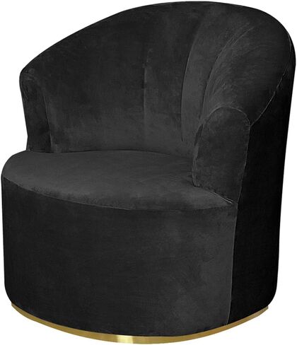 Velvet Swivel Barrel Chair Slipcovers, Modern Swivel Accent Chair Cover Soft Solid Barrel Armchairs Sofa Cover Club Chair Couch Cover for Living Room (Ivory) in Saudi Arabia