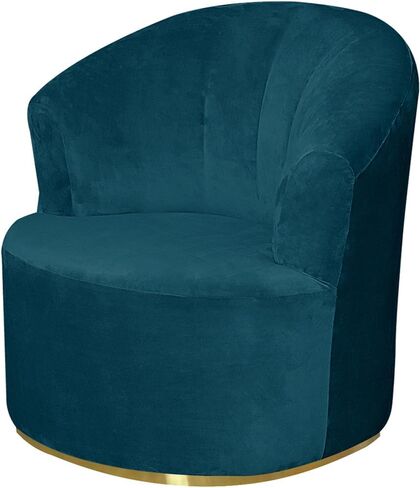 Velvet Swivel Barrel Chair Slipcovers, Modern Swivel Accent Chair Cover Soft Solid Barrel Armchairs Sofa Cover Club Chair Couch Cover for Living Room (Ivory) in Saudi Arabia