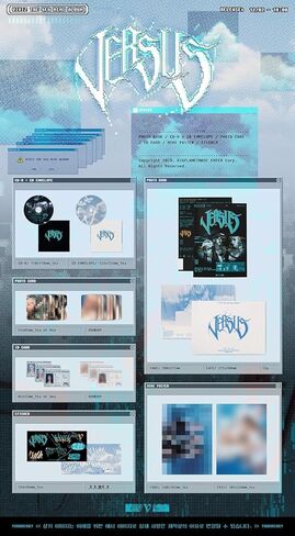 VIVIZ Versus 4th Mini Album Contents+Photocard+Sticker+Tracking Sealed (PLVE EUNHA Version) in Kuwait