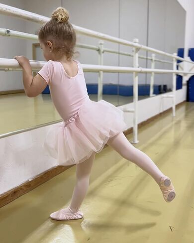 Stelle Girls' Ultra Soft Pro Dance Tight/Balet Footed Tight (طفل صغير/طفل صغير/طفل كبير) in Kuwait