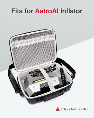 جراب صلب فاخر لجهاز AstroAI لضاغط الهواء منفاخ الإطارات المحمول، مقاس 10.6 × 8.3 × 4 بوصة، جراب فقط in Kuwait