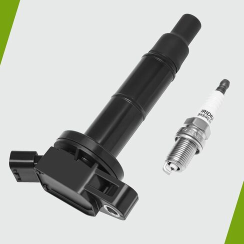 حزمة شمعات الإشعال وملفات الإشعال من AUTOSAVER88 متوافقة مع Camry Matrix RAV4 Solara Corolla Highlander Lexus HS250h Scion TC XB (مجموعة من 4) in Saudi Arabia
