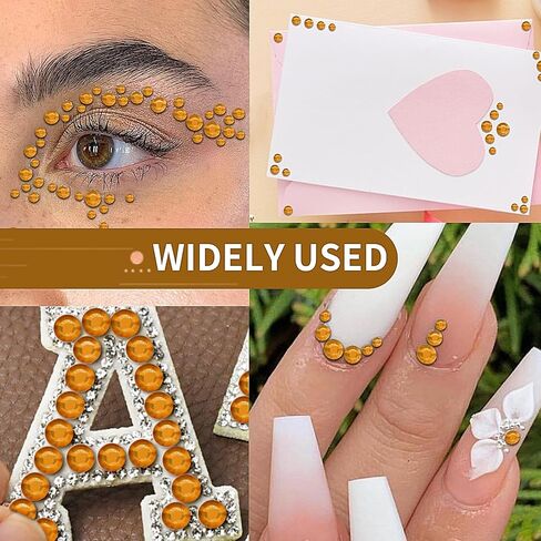3555pcs Self Adhesive Face Gems for Makeup, Festival Jewels, Hair Gems, Rhinestone Stickers for Face, Eye, Makeup, Nail, Body, Crafts 5sheets (color-3/4/5/6/8mm) in Kuwait