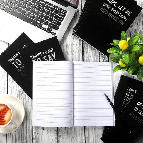 Tenceur 10 Pcs Funny Office Notebook Bulk with Fun Sayings and Office Humor Funny Office Journal Gift Novelty Office Gag Christmas Gifts for Secretary Day Teacher Employee Coworker Leaving Gifts in Saudi Arabia