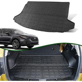 Floor Mat Compatible with 2024 2025 Subaru Crosstrek Impreza Backrest Mat Trunk Liner Replacement for 2024 2025 Subaru Crosstrek Accessories (24-25,Trunk Mat+Backrest Mat+Floor Mat)