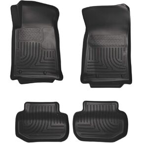 Husky Liners Weatherbeater Floor Mats | Fits 2011 - 2015 Chevrolet Camaro | Front & 2nd Row, 4-pc Black - 98121
