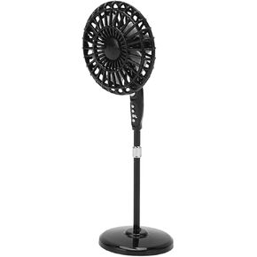 Tnfeeon Doll House Miniature Pedestal Fan, Artificial Toy Fan Retro Dollhouse Stand Fan 1:12 Scale Easy Assembly for Decor Gifts Ideal for Your Kids