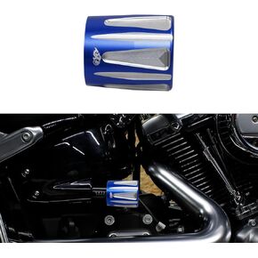 POWER JAMES Blue KNOB Shock Absorber Pre-Adjuster Cover Fits for Harley Davidson Fat Boy, Breakout, Deluxe, Sport Glide, Fat Bob, 54000137 (Blue)