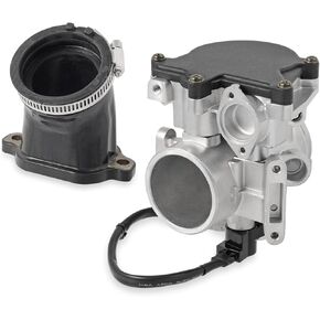 Throttle Body & Adapter For Polaris Ranger XP 700 6x6 4x4 EFI 2006 2007 2008 2009 Ranger Crew 700 2008-2009 1203160