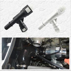 2PCS Car Heater Hose Connector Replacement OEM#15055343 15055342,T-Coolant Hose Connector Compatible with GMC Chevrolet Cadillac,Waterproof Connectors for Heater Hose Fitting