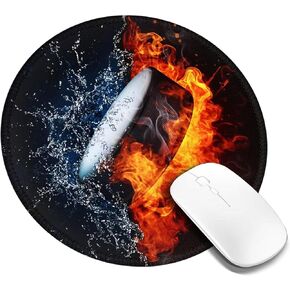 Dinosaur White Mouse Pads Mousepad, Anti-Slip Rubber Mouse Mat Desk Pad for Gaming Office Laptop Computer