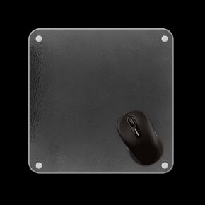 Glass Mouse Pad, Gaming Office Home Clear Glass Mousepad, Computer Keyboard and Laptop Desk Mat for Gamer