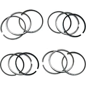 4PCS V2203 Piston Rings STD 87MM for Kubota V2203 / D1703 Engine Compatible with Bobcat 753 763 773