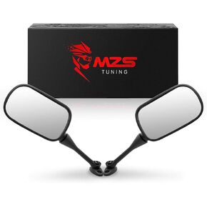 MZS Motorcycle Rear View Mirrors Compatible with CBR250R 2011-2017 | CBR300R 2015-2018 | CBR500R 2012-2017 | CBR600RR 2003-2016 | CBR1000RR 2004-2007